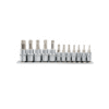 Total Torx Bit Socket Spanner Set S2 Chromed Plated 1/4", 3/8" 12pcs THT1438121