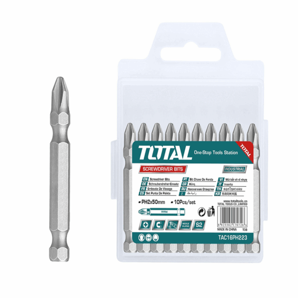 Total Screw Driver Bit 10pcs Set TAC16PH223