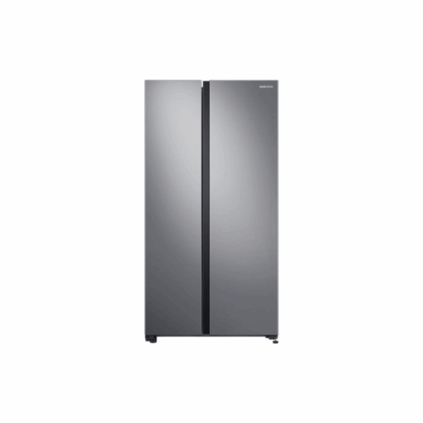 Samsung Refrigerator 655L with Sleek & Seamless Design, Digital Inverter, Side by Side Door, SpaceMax, FlexZone, DIT, Metal Cooling Silver RS62R5005M9