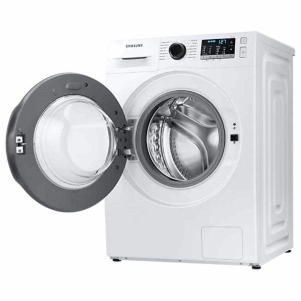 Samsung Washing Machine 9kg Front Load Inox, EcoBubble, AirWash, HygieneSteam, DIT, AI Control, Quick Wash WW90TA046AX/NQ