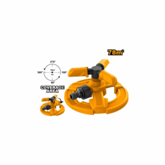 Ingco Plastic 3 Arm Rotatory Sprinkler with 3/4" Tool Adaptor HPS23602