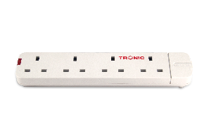 Tronic 4 Way Extension Socket