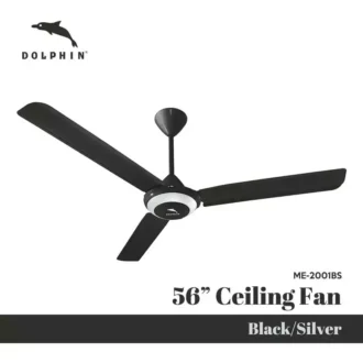Dolphin Ceiling Fan 56'' 3 Blades ME-2001BG