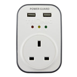 Tronic Power Guard with 2 USB Ports 13Amps