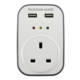 Tronic Television Guard with 2 USB 13Amps