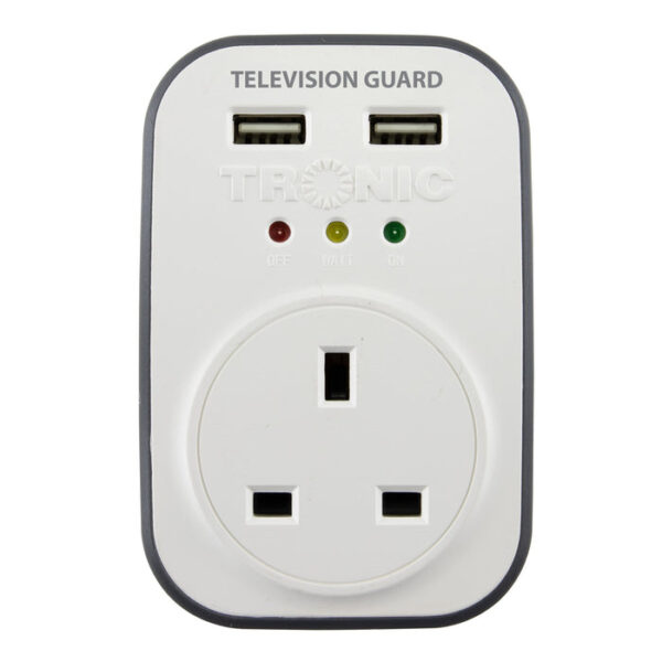 Tronic Television Guard with 2 USB 13Amps