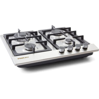 Nikai Gas Built In Hob Stainless Steel 4 Burner with FFD and Auto Ignition 50x45x25cm NGH3005N