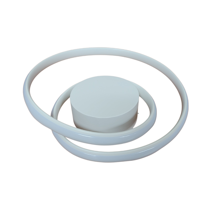 Tronic Modern Design White Trio LED Ceiling Light Three Colour