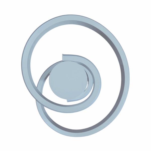 Tronic Spiral Acrylic Ceiling Lamp Colour Changeable