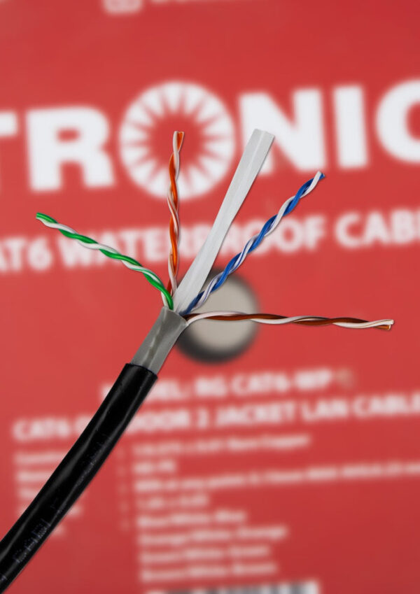 Tronic Waterproof UTP Cable CAT 6 Roll (305 Meters)