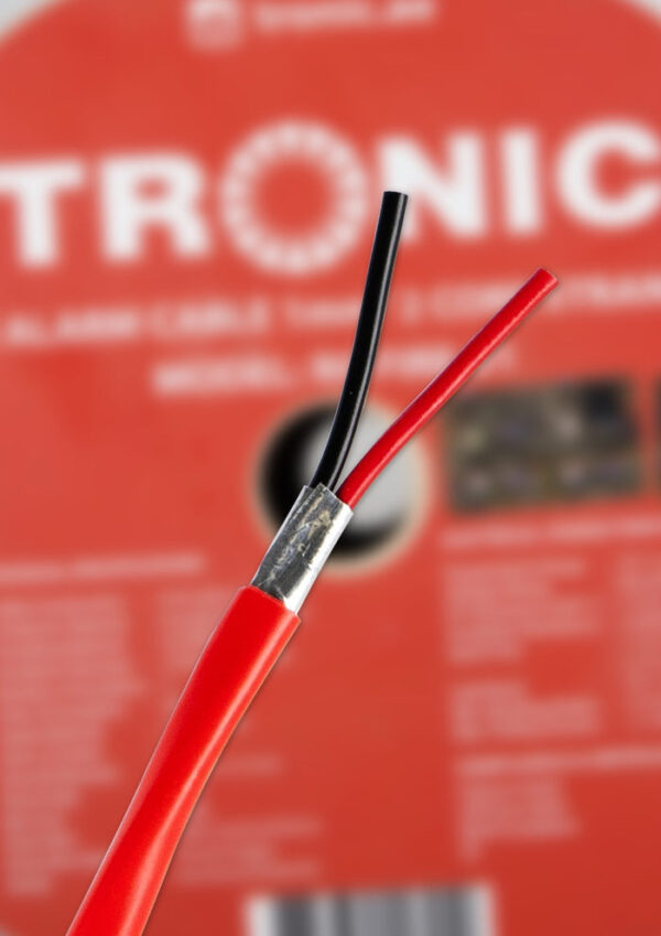 Tronic Fire Cable 1mm 2 Core Stranded Roll (305 Meters)