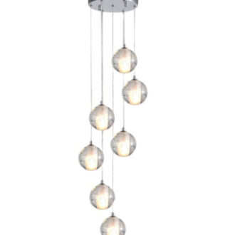 Tronic G9 Pendant Lamp WH 2024-G907-08-CH