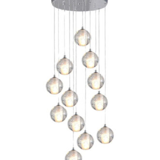 Tronic G9 Pendant Lamp WH 2024-G912-08-CH