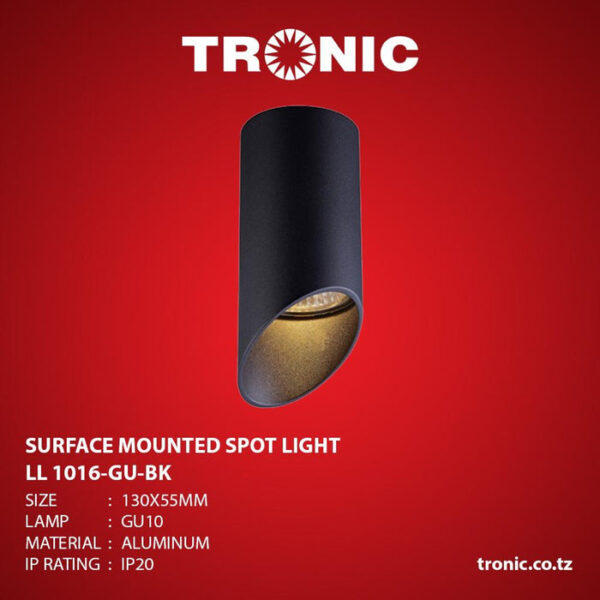 Tronic Cylindrical Oblique Cut Spotlight 130X55