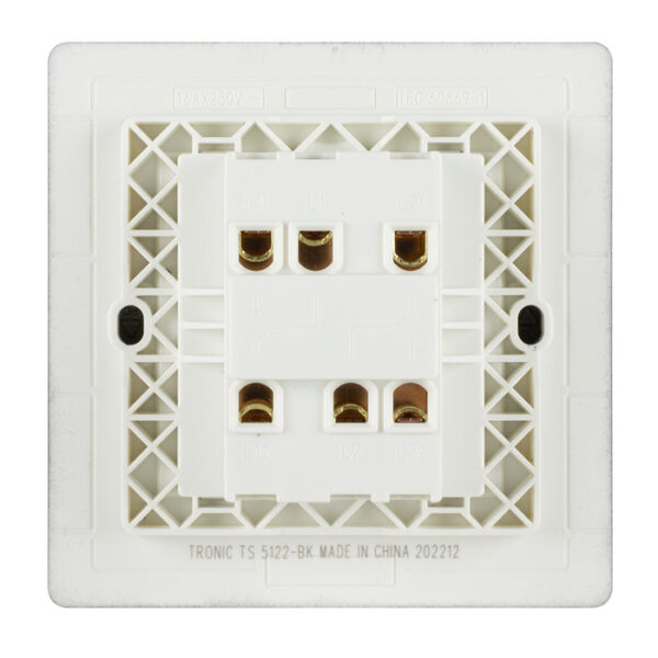 Tronic 2 Gang 2 Way Switch