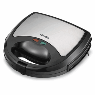 Kenwood Sandwich Maker 3 In 1 Sandwich Grill/Griddle Waffle Dual Plate Press For Toasties Easy To Use & Clean Non-Stick Plates Compact Size Bread Toaster SMM01.A0BK