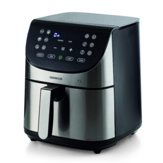 Kenwood Digital Air Fryer XXXL 7L 2.8KG 1800W with Max Crisp Function Recipe Book Rapid Hot Air Circulation for Frying Grilling Broiling Roasting Baking and Toasting HFM80.000SS