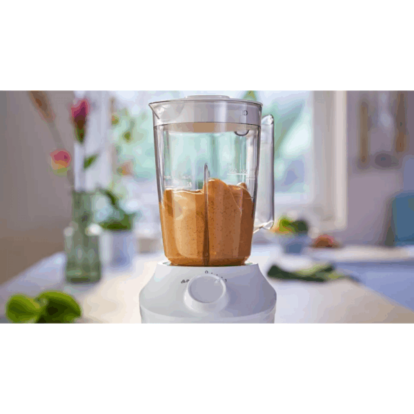 Philips Blender 450W 1L Jar with 1 Mill Pro Blending 1 Speed + Pulse HR2041/10