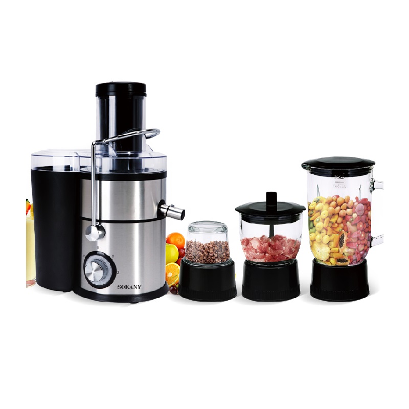 Sokany Food Processor 6in1 Juicer Blender Mincer and Miller 1000W