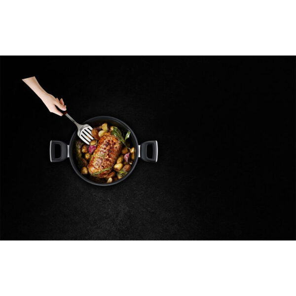 Tefal Unlimited Stewpot 24 CM All Hobs Titanium Non Stick Anti Scratch Safe Non Stick G6 Unlimited Round Saucepan Pan Cast Aluminum G2554602