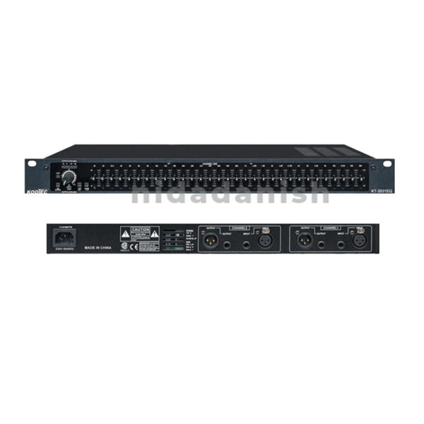 Kodtec High Quality Professional Audio Equalizer Single KT-2015EQ