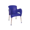 Cello Plastic Chair/Pipe Xylo 570x565x797mm