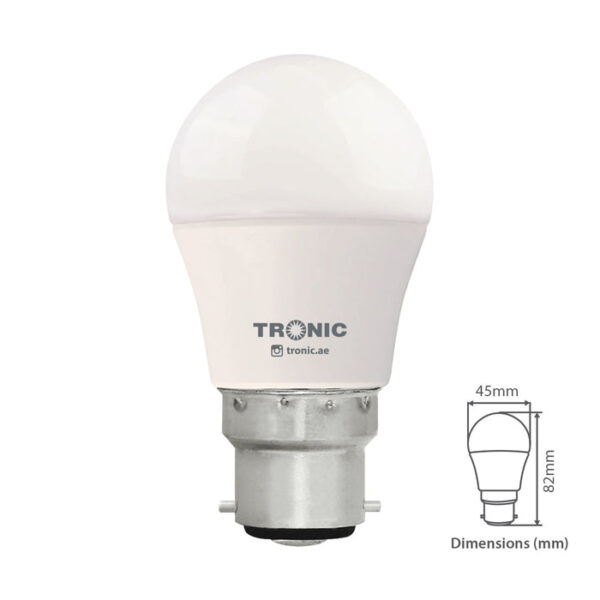 Tronic 6 Watts Golf Daylight LED B22 (Pin) Bulb
