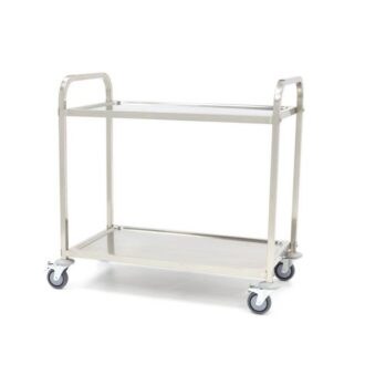Generic Commercial Food Serving Trolley Stainless Steel