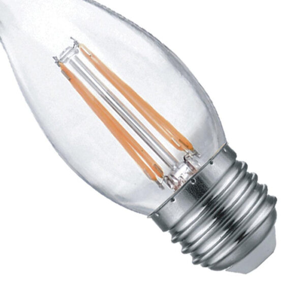Tronic 4 Watts Filament Candle Tail LED E27 (Screw) Bulb