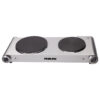 Nikai Double Hot Plate - Twin Cooktop 2500W Power Adjustable Thermostat Overheat Pro