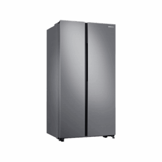 Samsung Refrigerator 655L with Sleek & Seamless Design, Digital Inverter, Side by Side Door, SpaceMax, FlexZone, DIT, Metal Cooling Silver RS62R5005M9