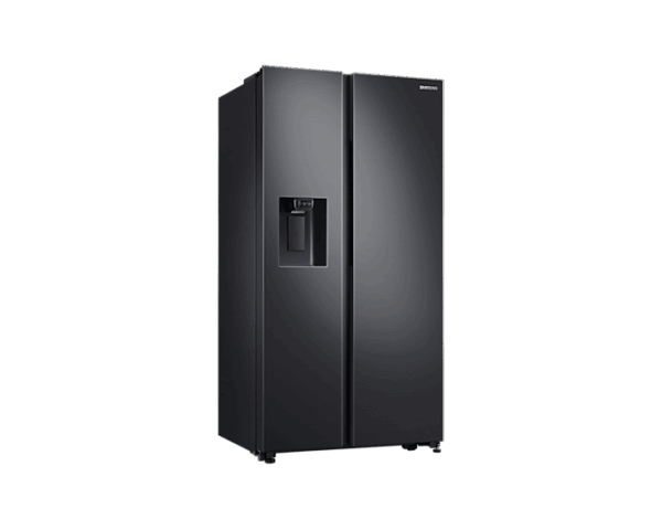 Samsung Refrigerator 635L with Sleek & Seamless Design, Side by Side, Digital Inverter, SpaceMax, Non-plumb Dispenser, Auto Ice Maker, Deodorizing Filter Black RS64R5311B4