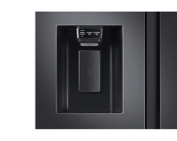 Samsung Refrigerator 635L with Sleek & Seamless Design, Side by Side, Digital Inverter, SpaceMax, Non-plumb Dispenser, Auto Ice Maker, Deodorizing Filter Black RS64R5311B4