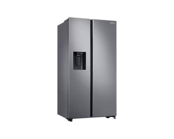 Samsung Refrigerator 617L with Sleek & Seamless Design, Side By Side. SpaceMax, Digital Inverter, Auto Ice Maker, Non-plumb Dispenser Silver RS64R5111M9