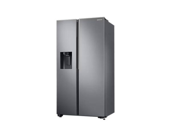 Samsung Refrigerator 617L with Sleek & Seamless Design, Side By Side. SpaceMax, Digital Inverter, Auto Ice Maker, Non-plumb Dispenser Silver RS64R5111M9