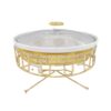 Nadstar Chafing Dish for Buffet Stoves Made of Ceramic Soup Pot Porcelain Food Serving 236-61