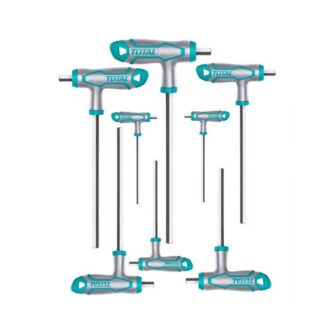 Total Hex Wrench & Allen Key Set T-handle 8pcs THHW8081