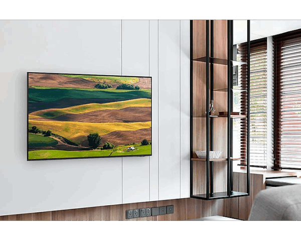 Samsung 55" LED 4K Crystal UHD Smart TV, Air Slim Design, Motion Xcelerator, HDR, Q-Symphony, PC on TV 55AU8000