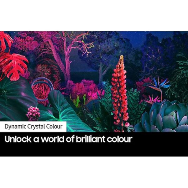 Samsung 85" Crystal UHD 4K Smart TV Series CU8000 with Air Slim Design, OTS Lite, Smart Hub, Q-Symphony, Motion Xcelerator, SolarCell Remote 85CU8000