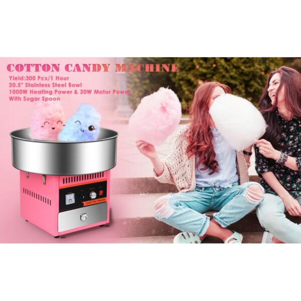 Generic Commercial Electric Cotton Candy Machine 1000W