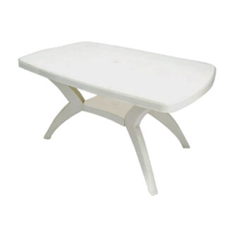Cello Dining Table 6 Seat Angular 1360 x 840 x 715mm Multi-Color