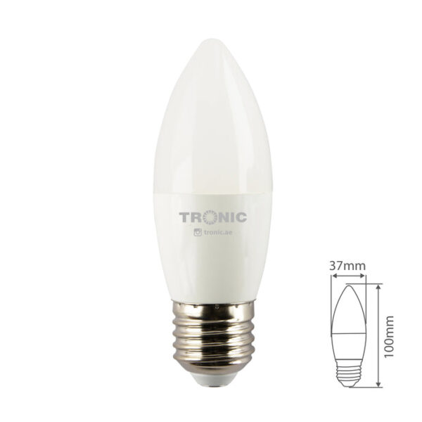 Tronic 7 Watts Candle LED E27 (Screw) Bulb
