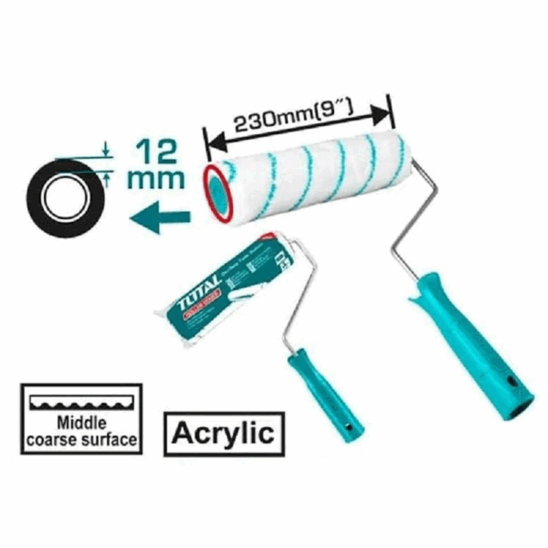 Total Paint Roller Brush Inner Wall 230mm THT85096