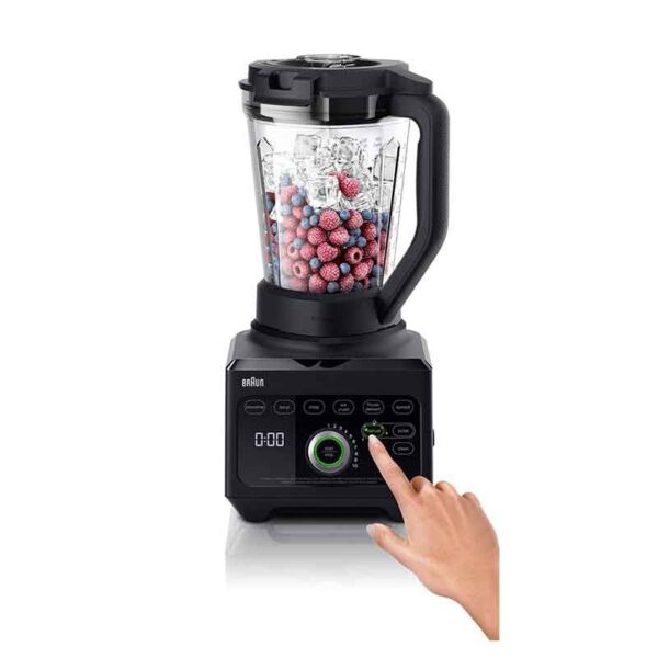 Braun Blender 2L 1600W PowerBlend 9 Unique Triangular Jug, 10 Manual Speed ​​Settings Plus Pulse, Motor JB901AI-JB9042BK