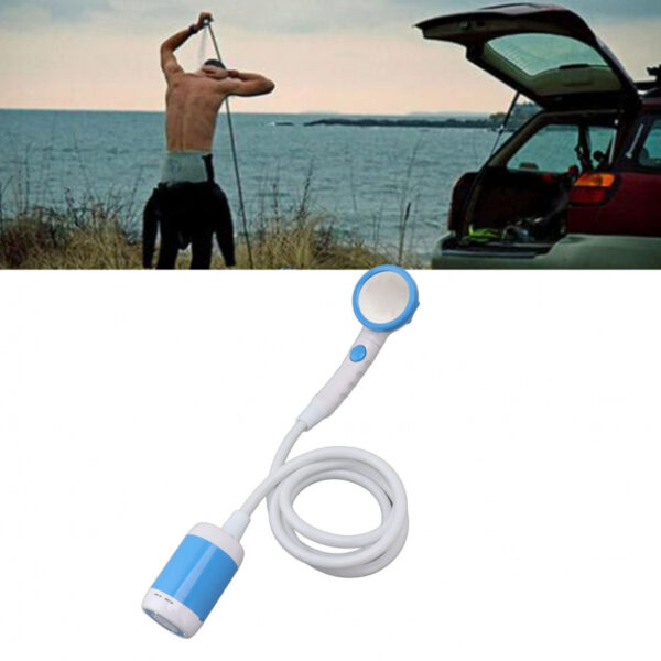 Electric Portable Outdoor Handheld Rechargeable Shower Set for Hiking Bathing Traveling KE-806