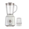 Nikai Blender 1.5L 1mill 300W Jar Capacity 2 Speeds Pulse Function Unbreakable PC Jar Measuring Cup Stainless Steel Blades Perfect for Dry & Wet Fine Grinding Mixing & Juicing - NB1700T3