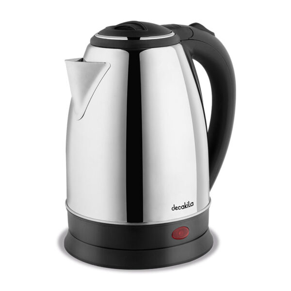 Decakila Kettle 1.8L Electric Jug 1500W 201 Stainless Steel Boil Dry Protection Cord-Storage & Anti-Slip Feet Design KEKT031M