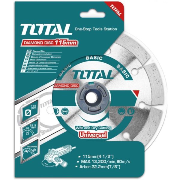 Total Dry Diamond Cutting Disc 9” TAC2112303