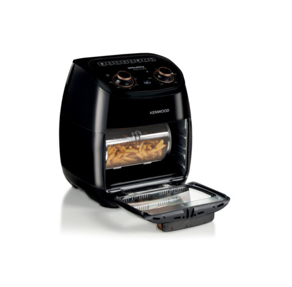 Kenwood Air Fryer Oven 11L 2000W Multi-Functional Air Fryer Cum Microwave Oven For Frying Grilling Broiling Roasting Baking Toasting Heating And Defrosting HFP90.000BK