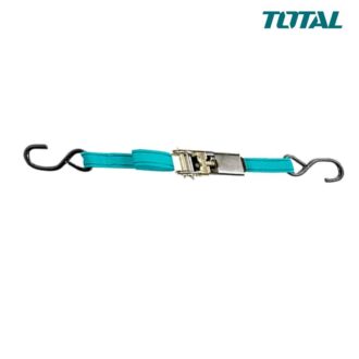 Total Car Ratchet Tie Down/Ratchet Straps 0.8T x 3m with S Hook THTRS08302
